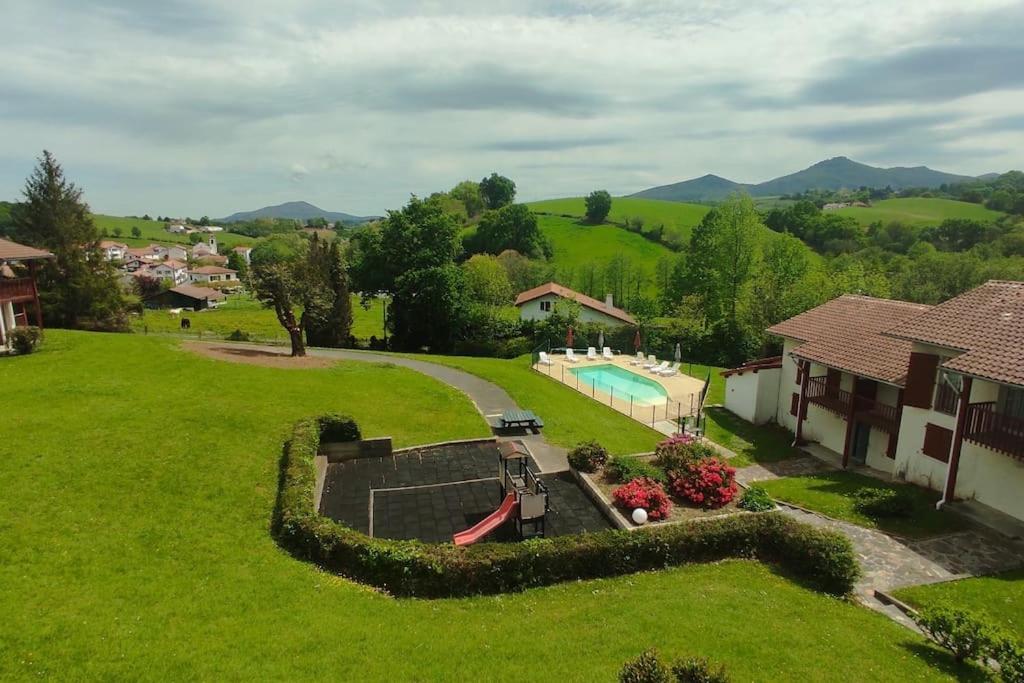 Appartement Baztan Piscine Vue Montagnes à Souraïde Extérieur photo